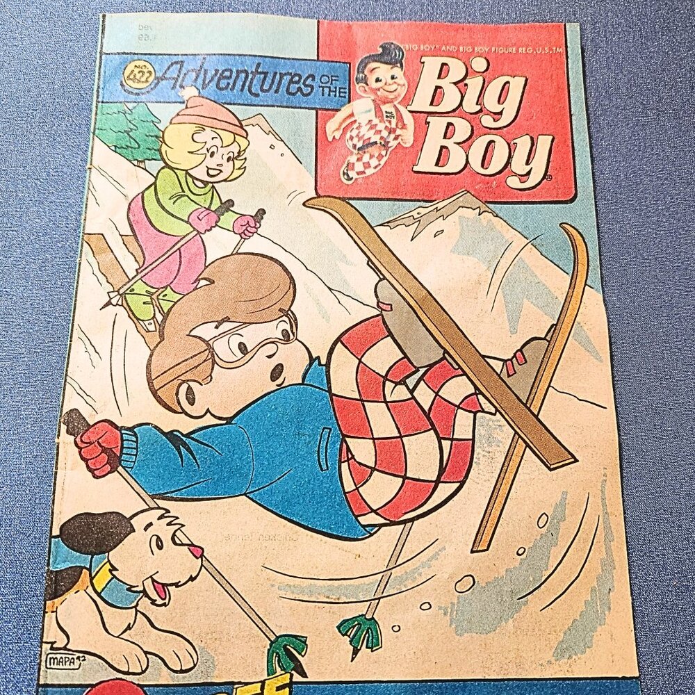 Vintage Adventures of Big Boy Comic #422 Winter 1992 Restaurant Promo Nostalgia